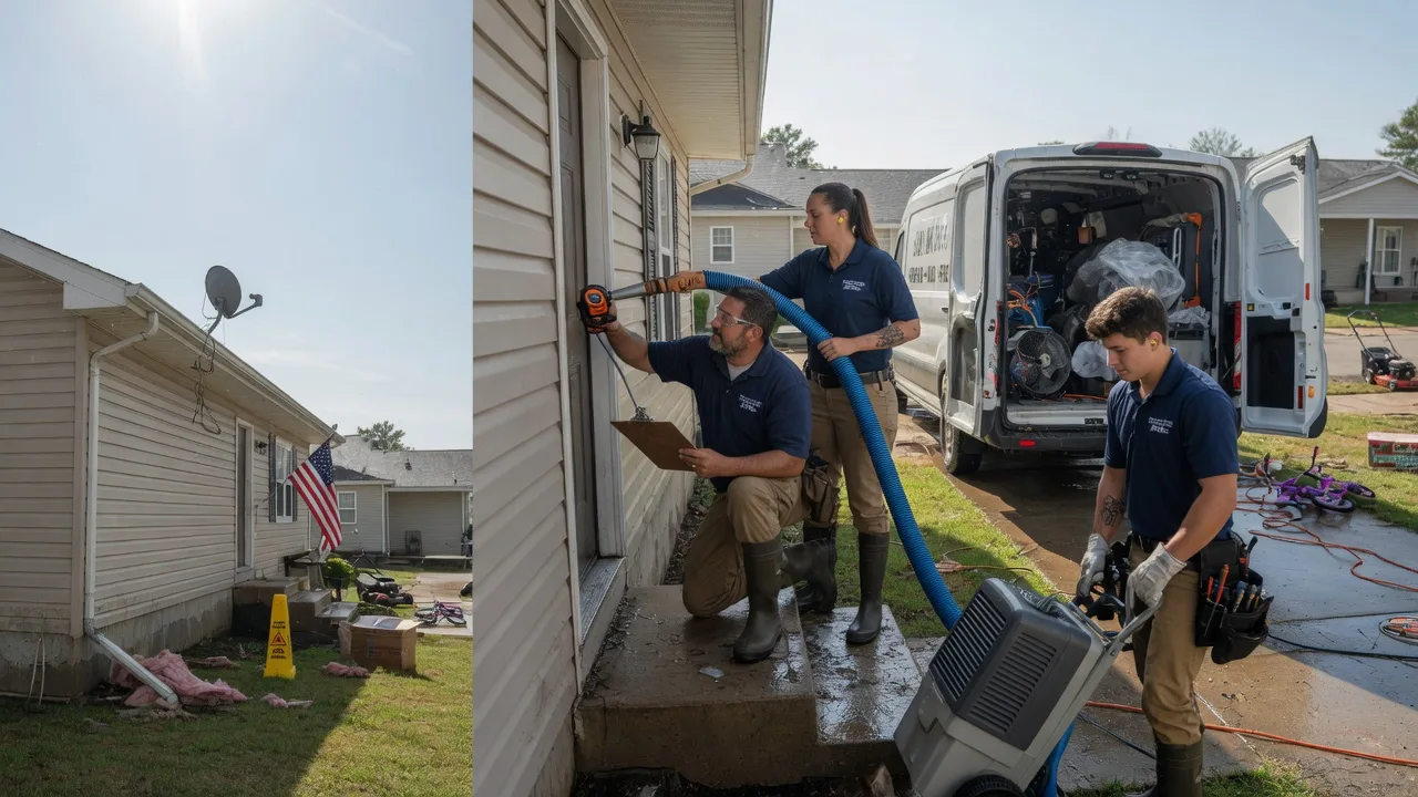 Ceiling Water Damage Restoration in Brookston, TX near me